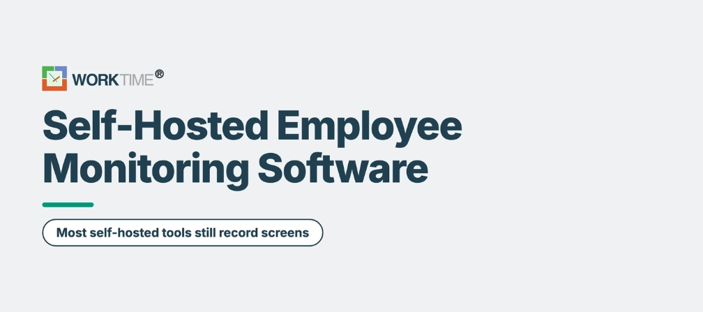 WorkTime comparação de monitoramento on-premise