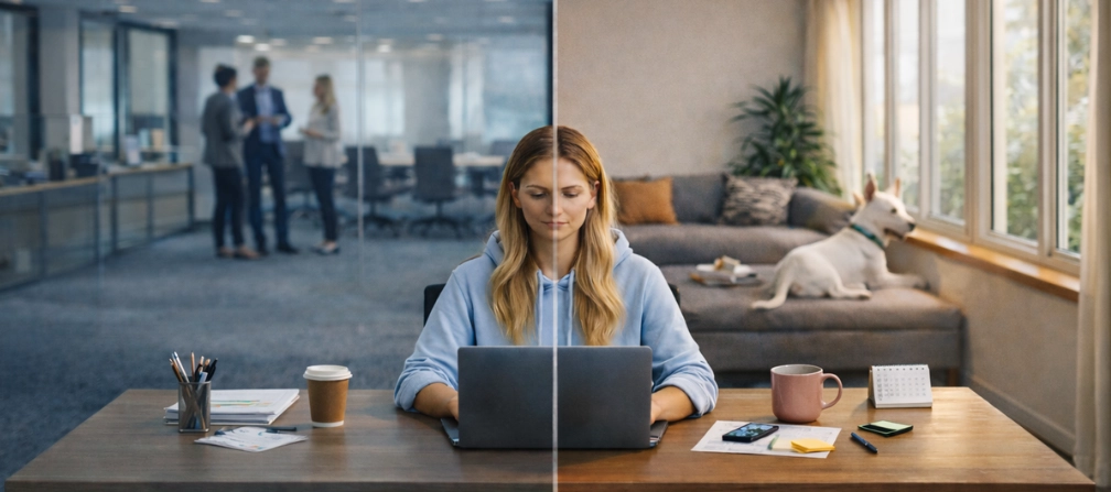 WorkTime hybrid work productivity overview