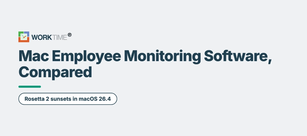 WorkTime software de monitoreo de empleados para Mac