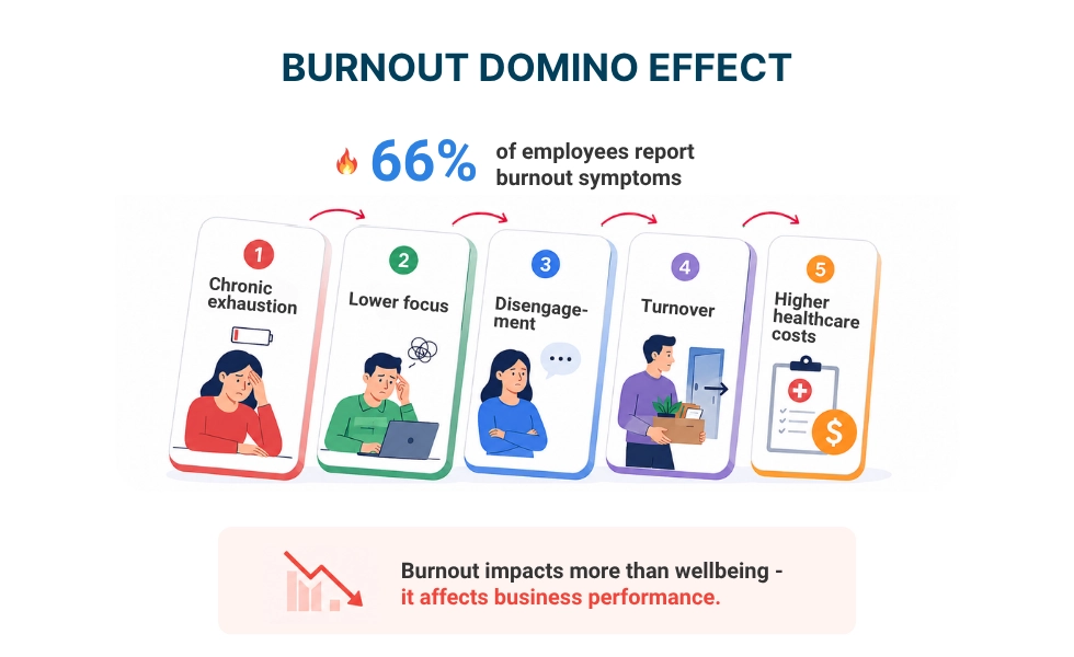 WorkTime burnout impact on performance.