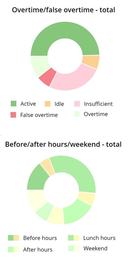WorkTime overtime report.