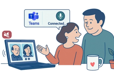 WorkTime da consejos sobre cómo evitar fugas accidentales de audio en llamadas de Teams.