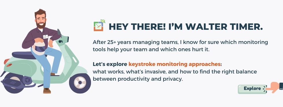WorkTime on safe keystroke tracking methods.