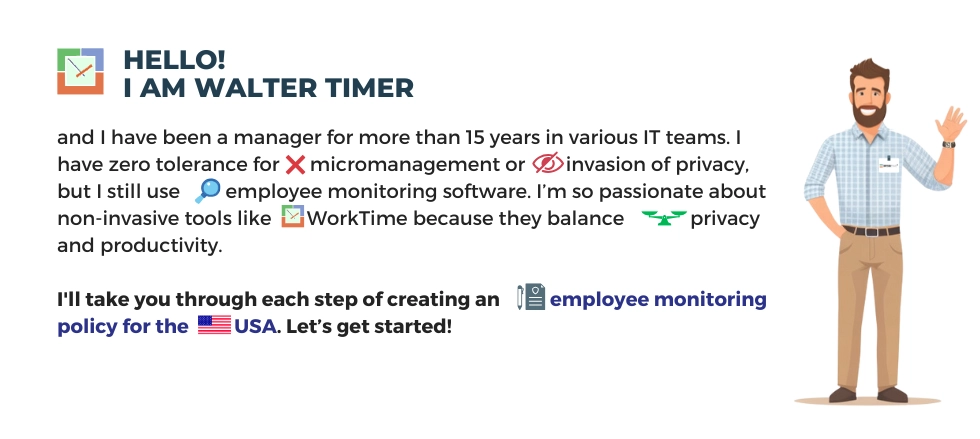 WorkTime employee monitoring policy how to create