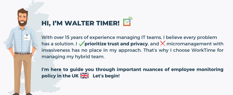 WorkTime monitoring software for UK employees