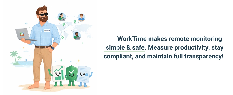 Monitoreo remoto de WorkTime simplificado