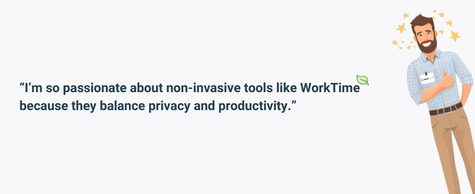WorkTime balance privacy and productivity